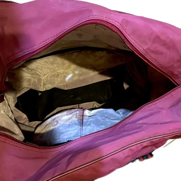 VTG EXPANDABLE ROLLING TRAVEL LUGGAGE BAG WHEELS FUSHIA PURPLE PINK 20”x11”x 24” - Picture 14 of 14